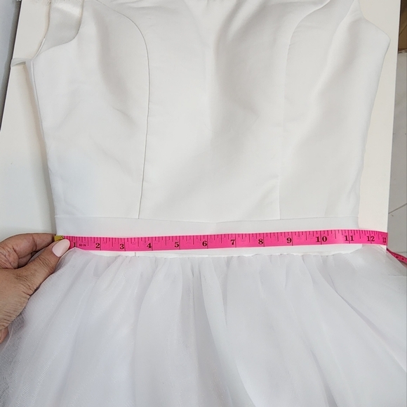 Elegant White Custom Made Dress - Picture 5 of 7